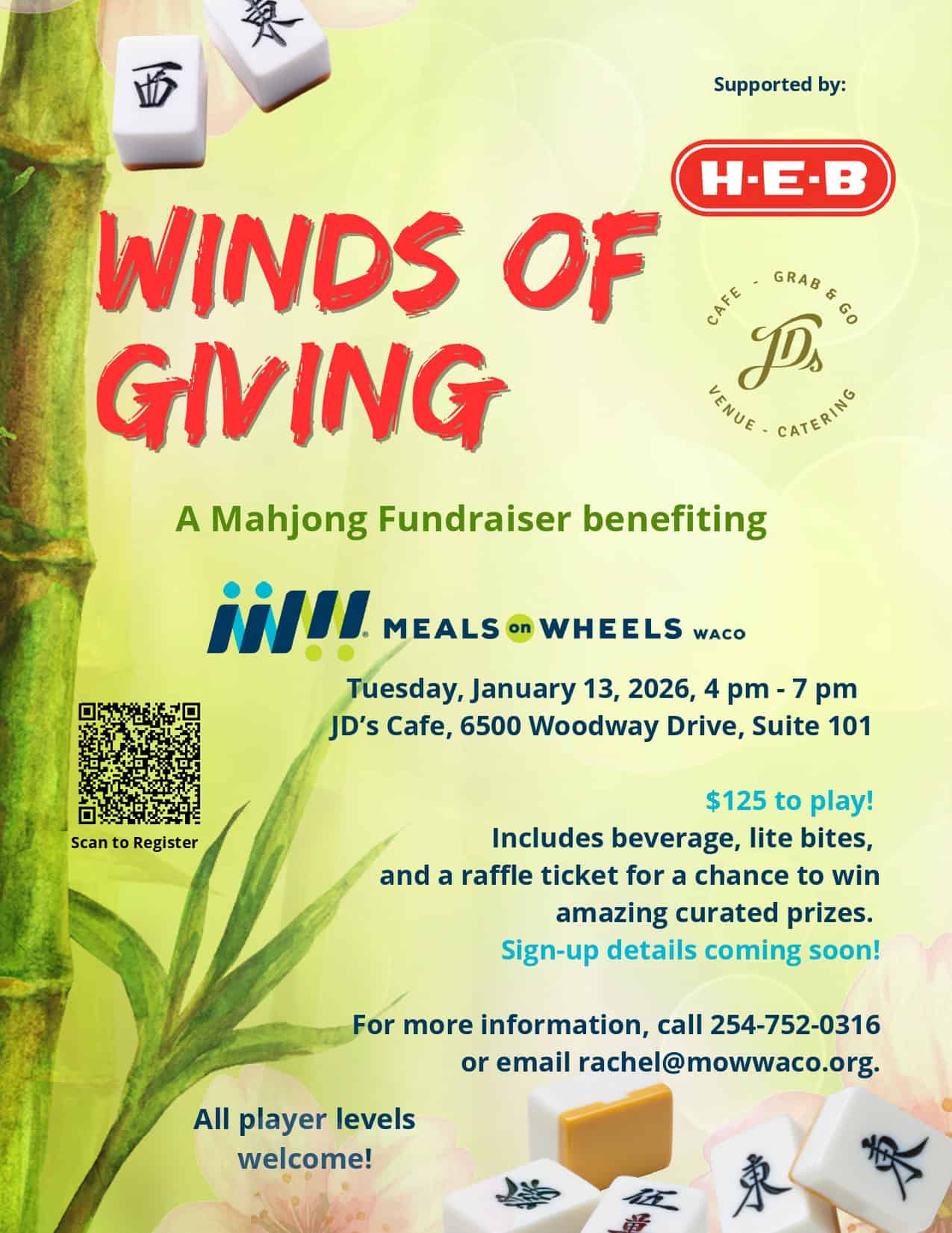Winds of Giving flyer
